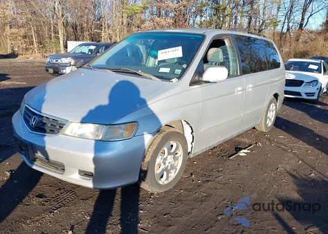 2003 Honda Odyssey Ex-L из США, поврежденный, VIN 5FNRL18953B037235